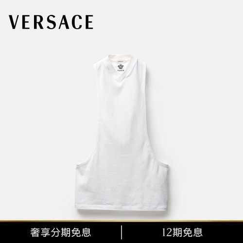 【秀场同款】VERSACE/范思哲 女士平纹针织坦克背心