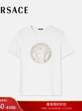 【季末优惠】VERSACE/范思哲 女士Medusa T恤