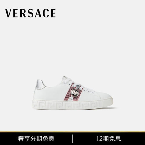 【秀场同款】VERSACE/范思哲 女士Greca缀饰运动鞋
