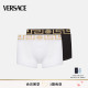 范思哲 希腊回纹图案内裤 男士 平角裤 两条装 3期免息 VERSACE