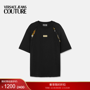 VERSACE JEANS COUTURE Barocco休闲版 末优惠 Outline T恤 季