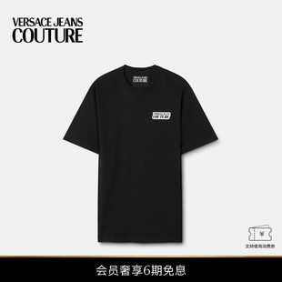 新品 男士 VERSACE COUTURE 印花棉质平纹针织T恤 JEANS