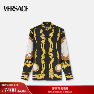 VERSACE 末優(yōu)惠 范思哲 季 女士Cameo真絲襯衫