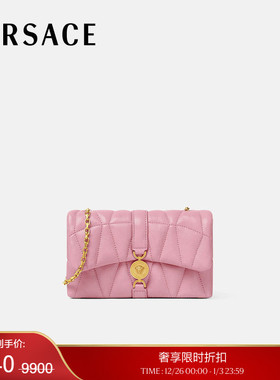 【季末优惠】VERSACE/范思哲 女士Kleio绗缝迷你包