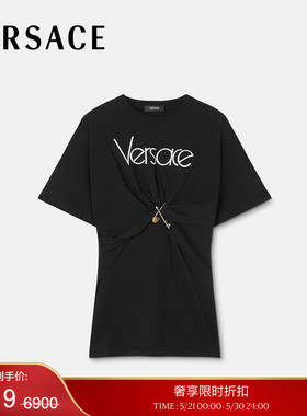 【季末优惠】VERSACE/范思哲1978 Re-Edition Logo Safety PinT恤