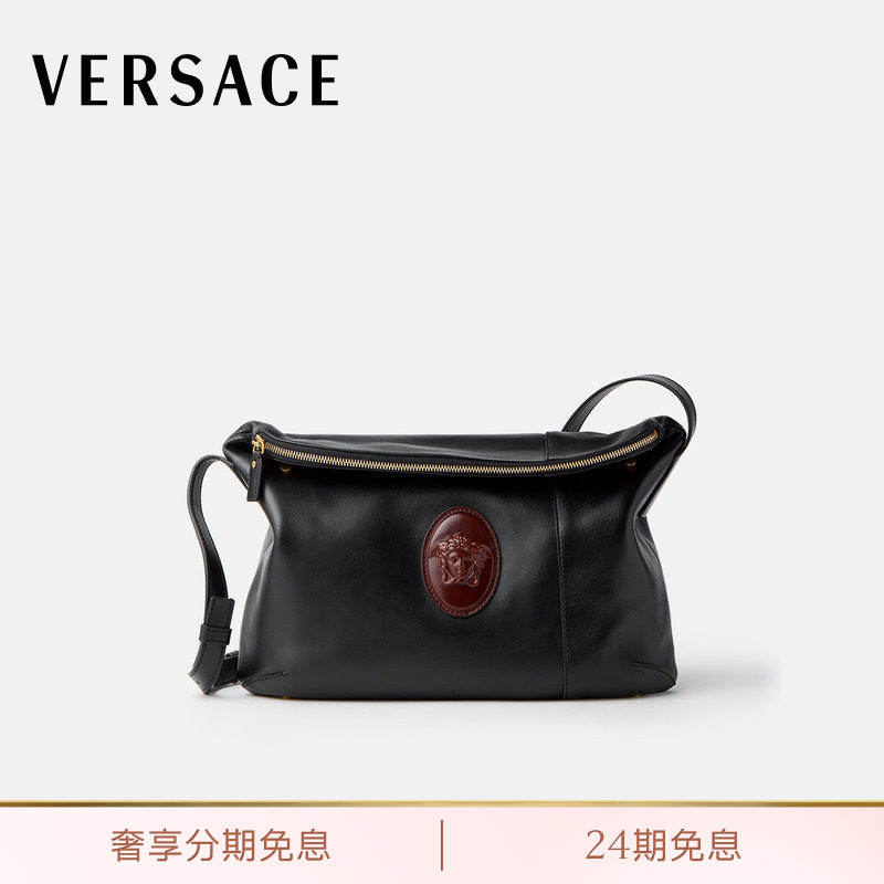 【送礼】VERSACE/范思哲 男士Lou单肩包
