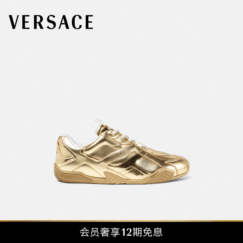 【12期免息】VERSACE/范思哲  男士Galaxia金属色运动鞋