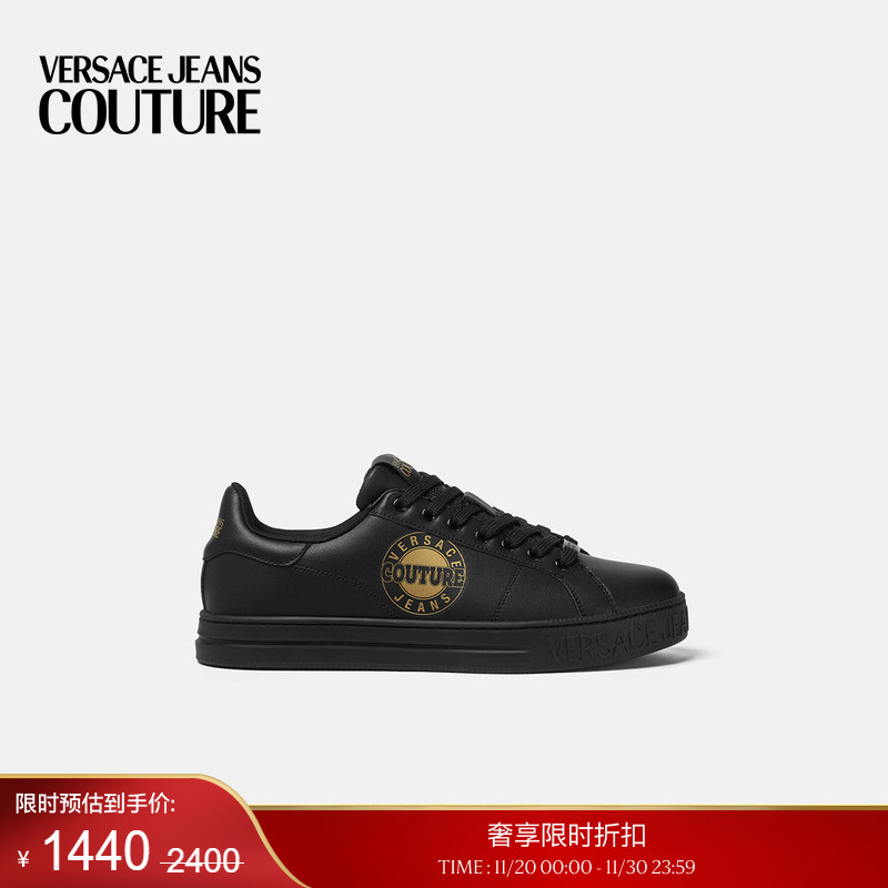 【季末优惠】VERSACE JEANS COUTURE 男士Logo Court 88运动鞋