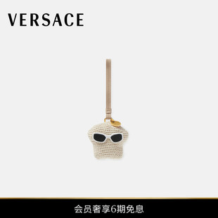 女士Medusa 范思哲 VERSACE Fluffy钩针编织挂饰 送礼