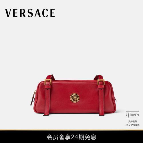 【秀场同款】VERSACE/范思哲 女士Emblème保龄球包