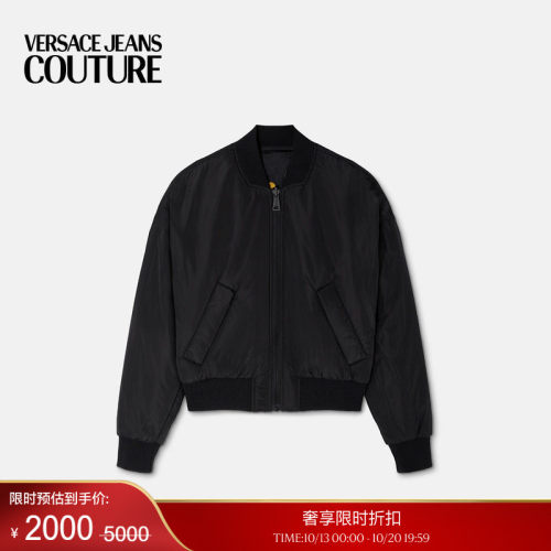【季末优惠】VERSACE JEANS COUTURE PorcelainBarocco飞行员夹克
