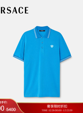 【季末优惠】VERSACE/范思哲 男士Medusa短袖Polo衫