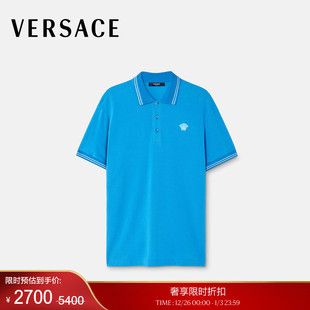 VERSACE 末优惠 范思哲 男士 Polo衫 Medusa短袖 季