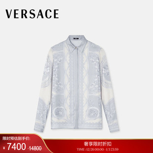VERSACE 范思哲 女士La des 末优惠 Coupe Dieux真丝衬衫 季