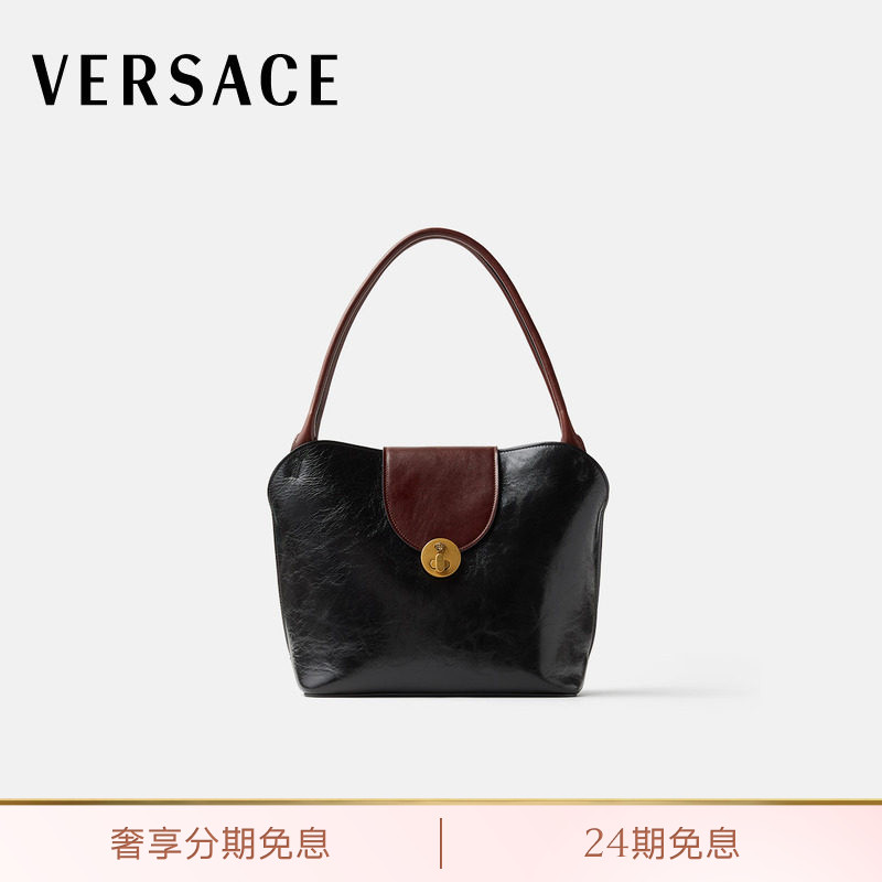 【送礼】VERSACE/范思哲 女士Vivian皮革单肩包
