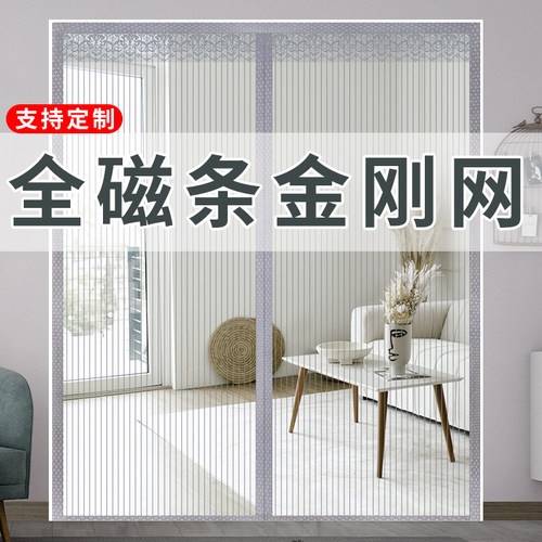 2026新款高档防蚊门帘金刚网纱门