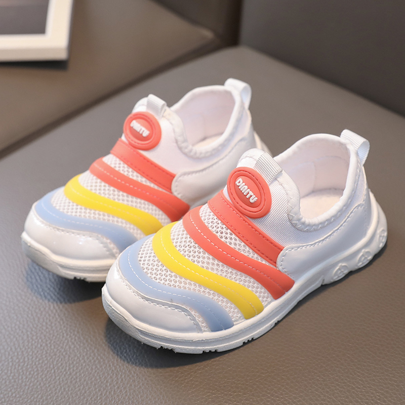 儿童休闲运动鞋网鞋春秋款透气男女童鞋宝宝鞋防滑实心软底童凉鞋