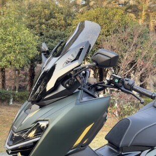 适用升仕150X改装佛沙前脸风挡套件加高挡风前置后视镜前移风镜