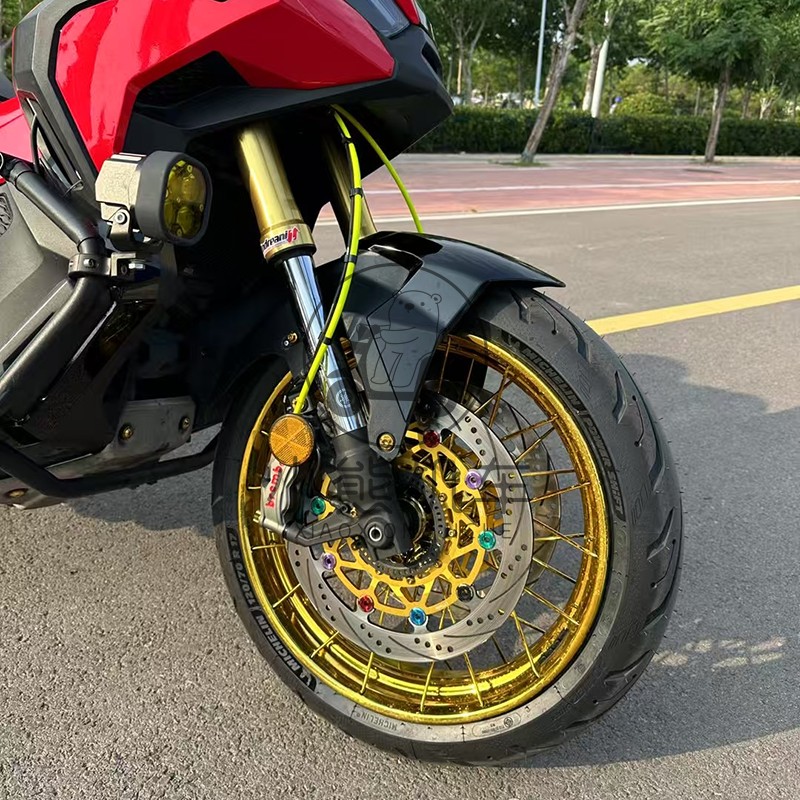 适用本田X-ADV750brembo水鸟M50S刹车卡钳盘凌云转接码上泵油管