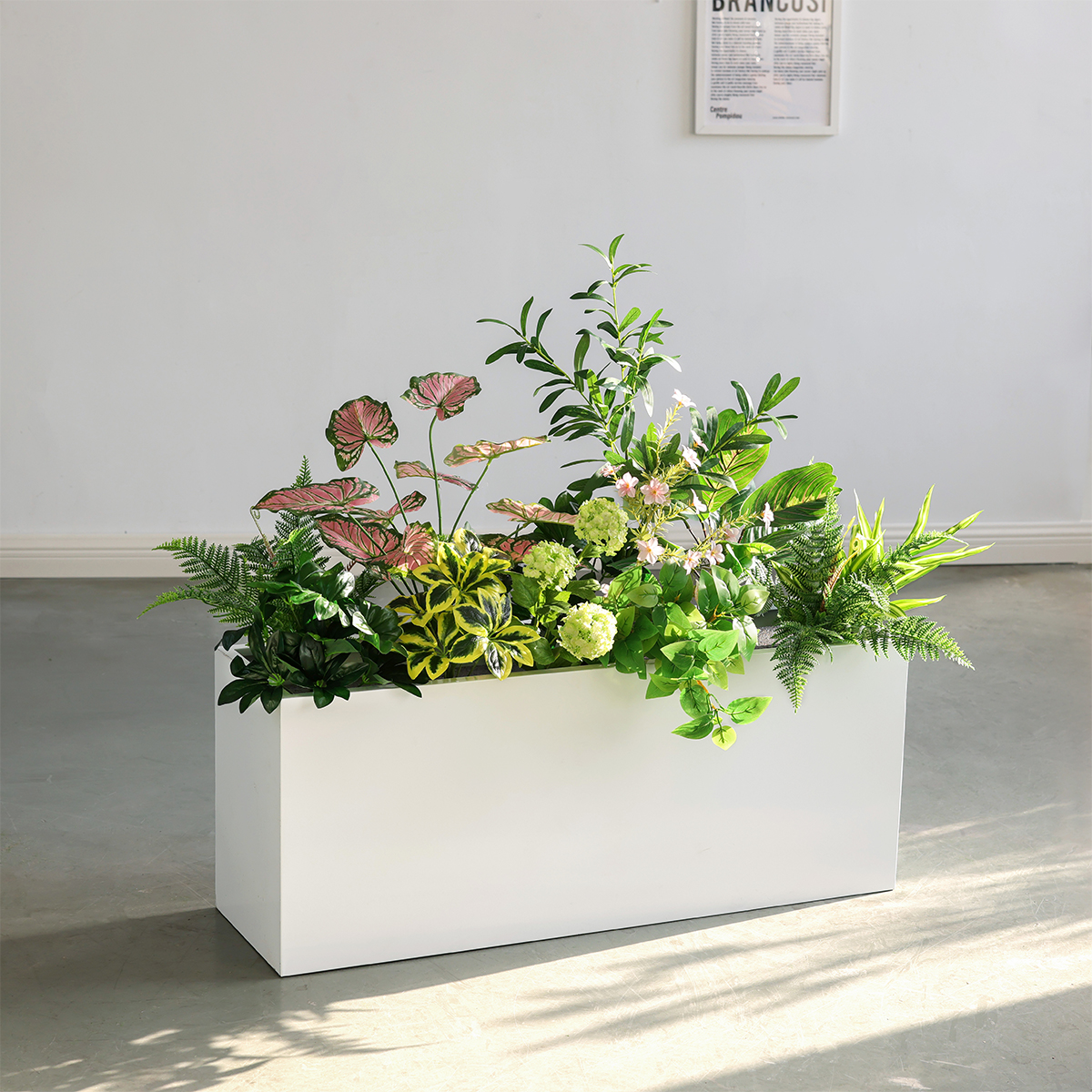 仿真绿植造景景观组合摆设花槽箱隔断橱窗装饰仿生假植物室内摆件