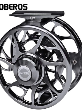PROBEROS全金属渔轮 调节泄力渔线轮 中通矶竿筏轮前打轮 飞钓轮