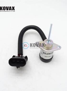 挖掘机机械零配件6691498山猫装载机熄火电磁阀 挖机零配件久保田