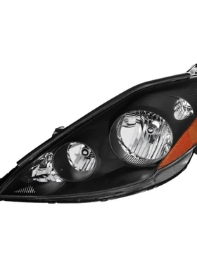 适用于2006 - 2010年丰田 Sienna 卤素黑色车头灯前灯总成
