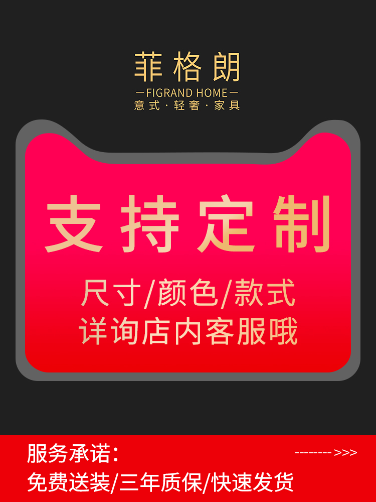 电视柜组合墙意式轻奢小户型客厅整体电视墙柜背景柜书柜边柜定制 住宅家具 电视柜 原图主图