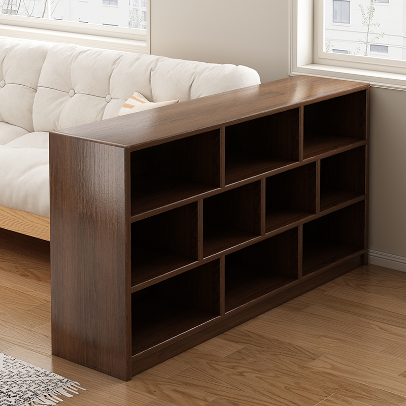 书架置物架落地收纳格子柜客厅展示柜子储物柜沙发边柜床边矮书柜