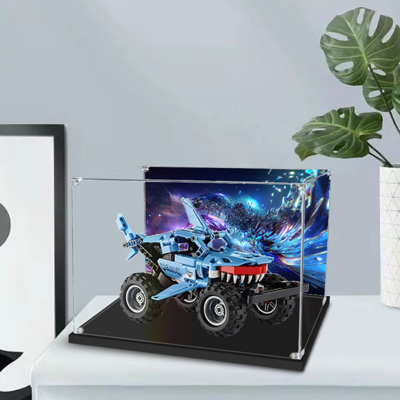 适用42134巨齿鲨卡车展示盒