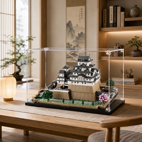 展示盒适用21060建筑姬路城模型
