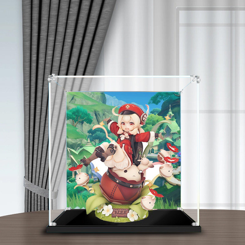 适用原神可莉火花骑士展示盒图片