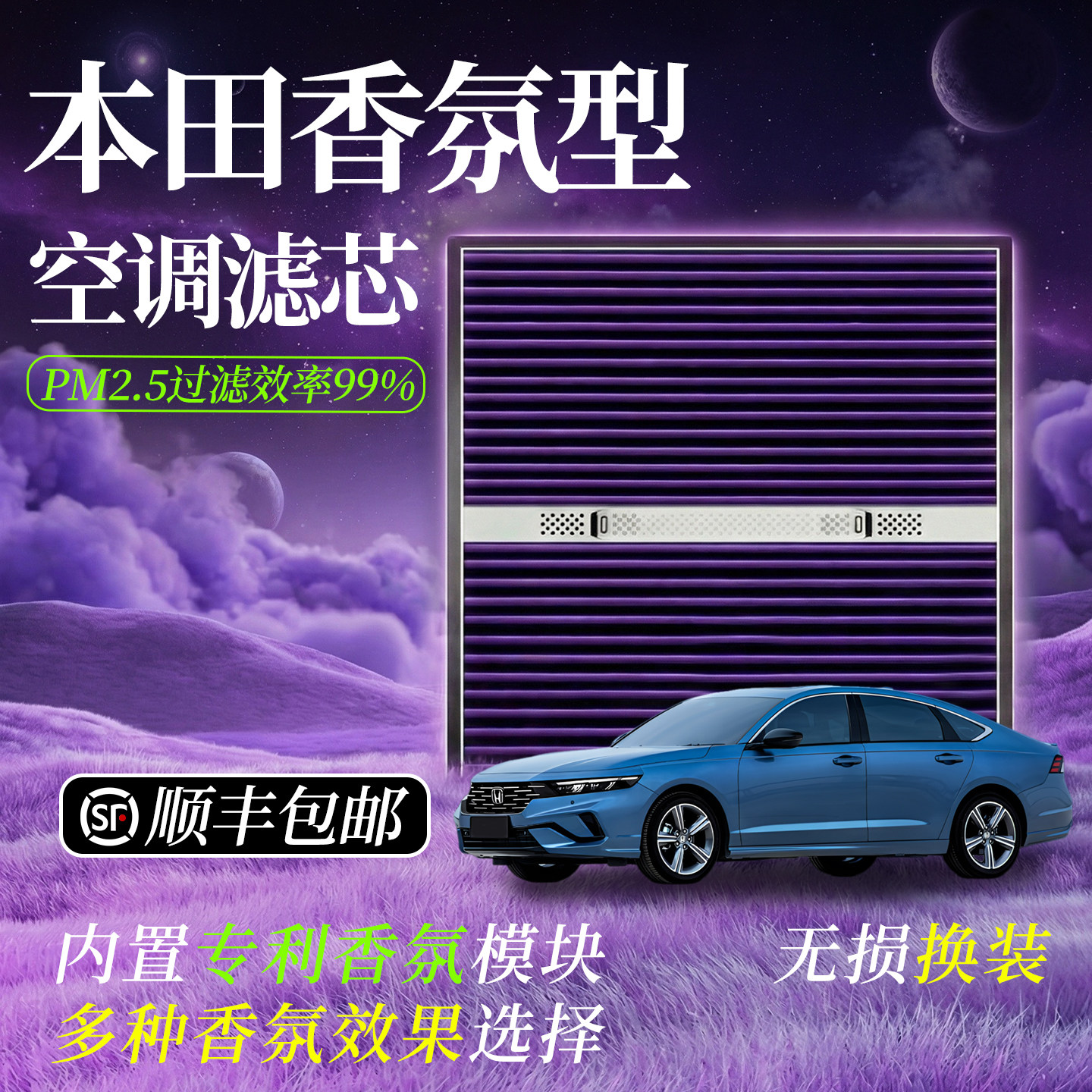 【适用本田】香薰空气净化滤芯图片