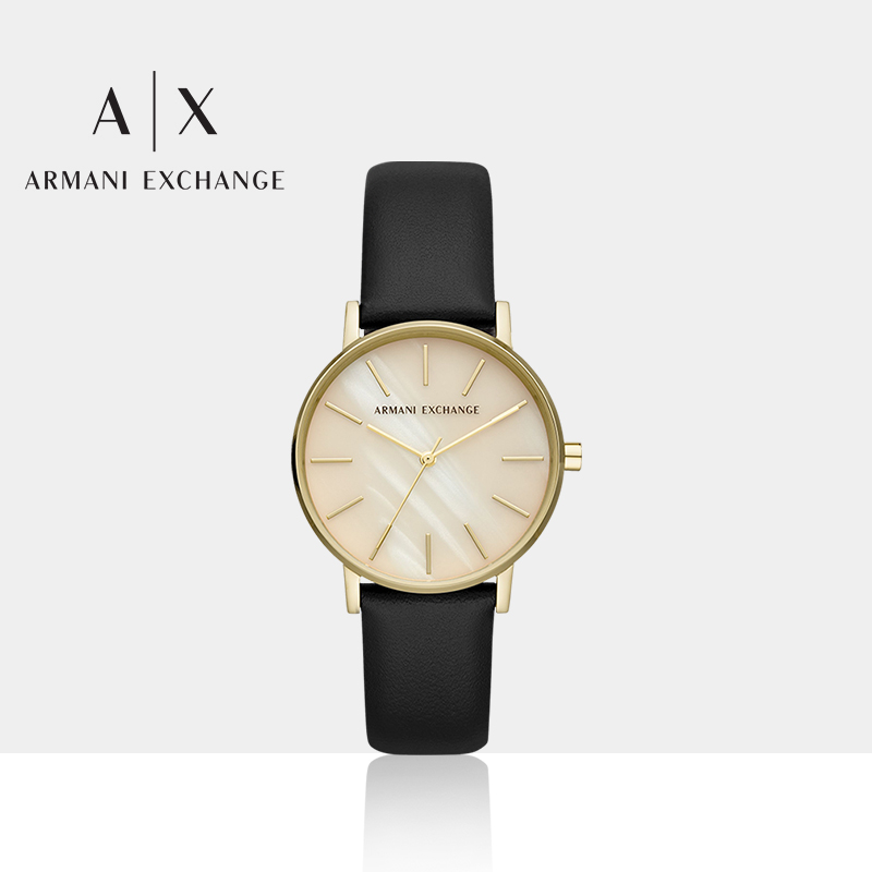 Armani阿玛尼手表女官方欧美简约气质石英简约气质学生礼物AX5561