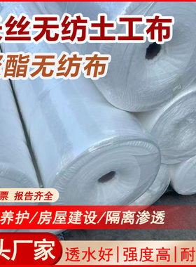 聚酯纤维无纺布 200g300g400g500g600g 长丝防粘针刺非织造土工布