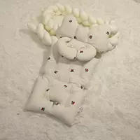 Коляска для новорожденных, дышащее сиденье, хлопковая подушка, в корейском стиле, с вышивкой