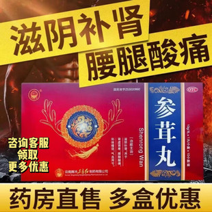 参茸丸10丸补肾药非壮阳固精强滋阴补肾阴益精补气血男士正品调理