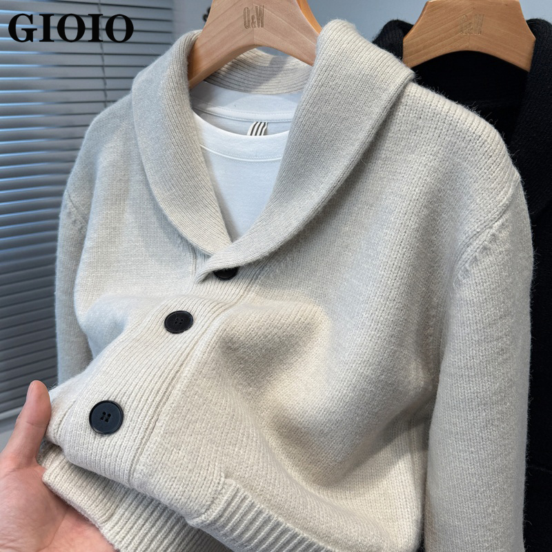 高端男士毛衣外套2025秋冬季加厚