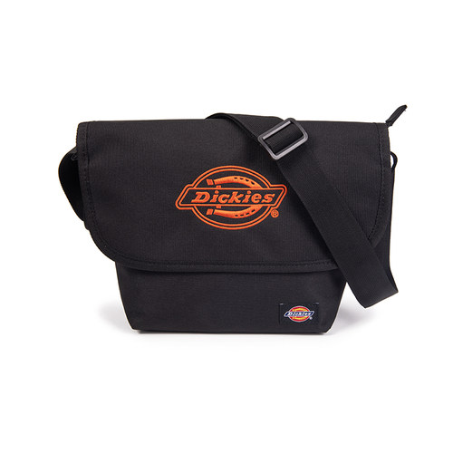 Dickies 绣花LOGO款工装包盖式提花背带邮差包单肩斜挎包男女同款