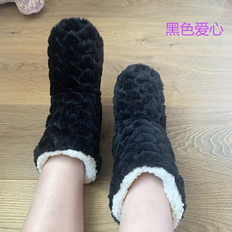 松口脚套睡眠袜袜子纯棉保暖男
