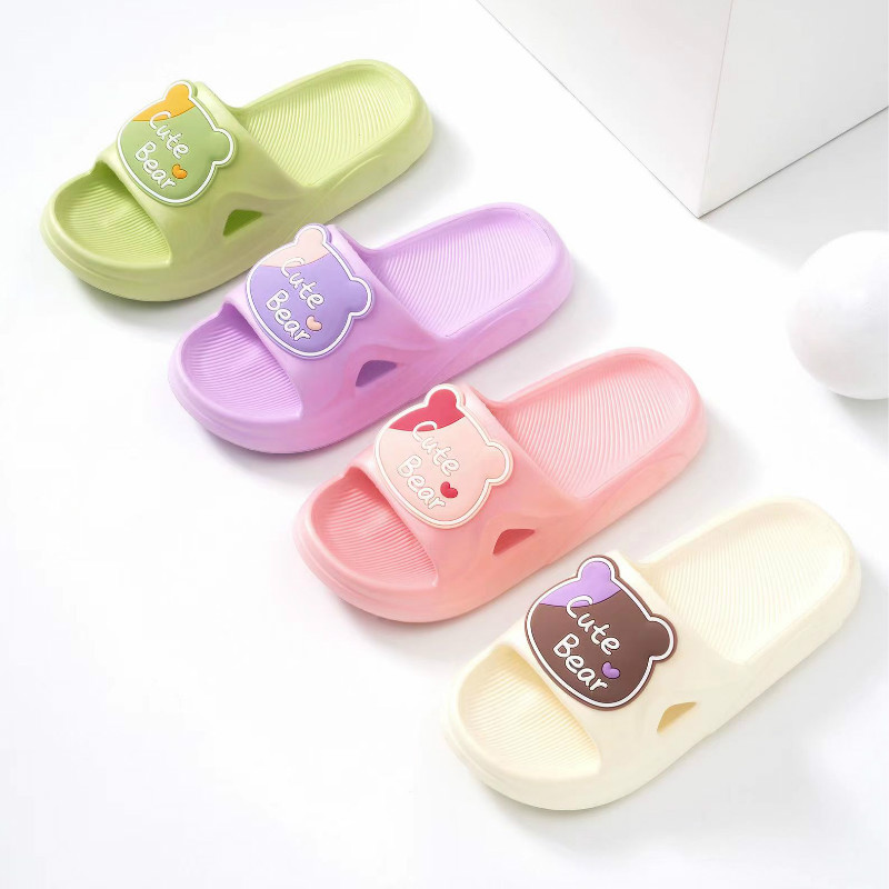 卡通拖鞋女夏季室内家居踩屎感2024新款软底浴室洗澡防滑凉拖男士