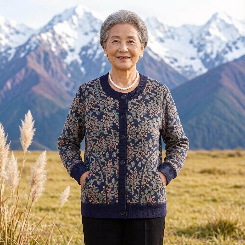 中老年人秋冬装女太太加