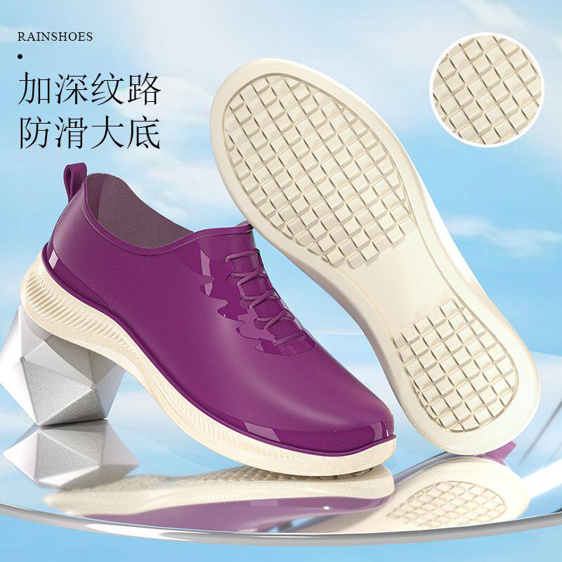 新款雨鞋女防滑低帮水鞋