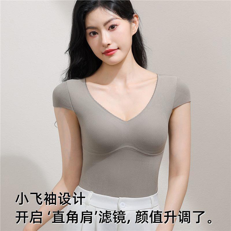 秋冬小飞袖轻塑型肤衣背