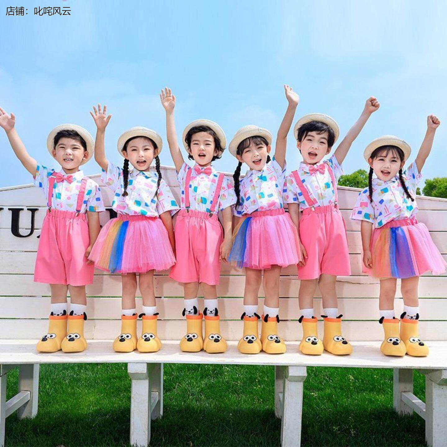 六一儿童啦啦队演出服小