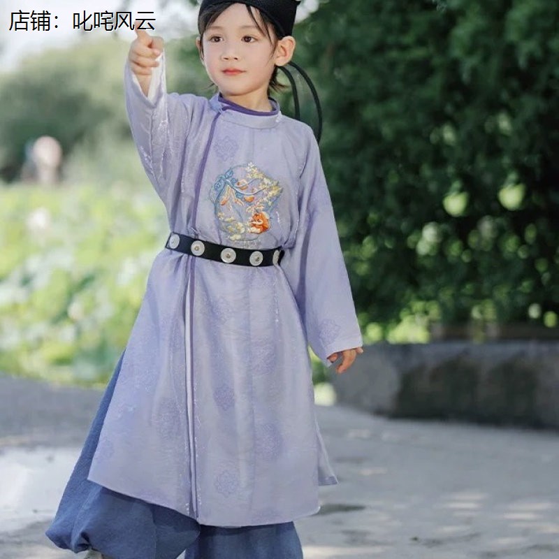中秋改良汉服男女童春秋2