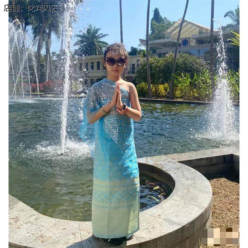新款女童傣族服装儿童民