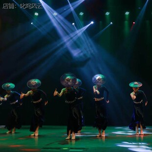 儿童傣族舞演出服十二届荷花奖陶醉瞭舞蹈服中国舞民族服花妖姑娘