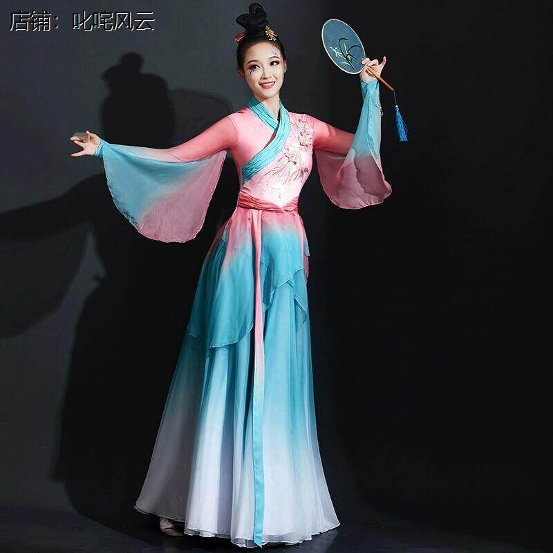 古典舞演出服女飘逸中国