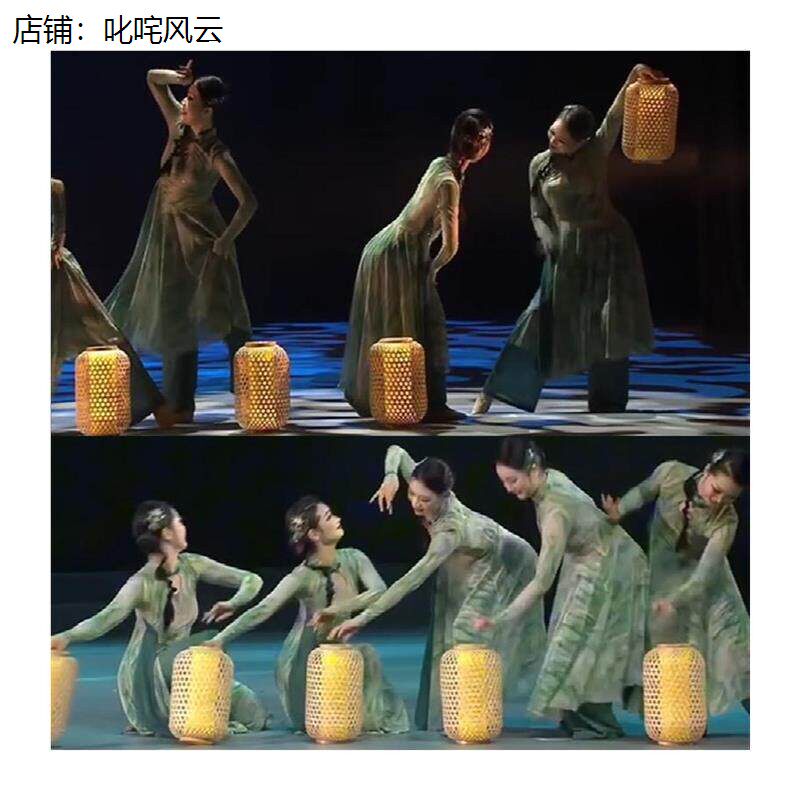 灯影秦淮舞蹈服女子群舞